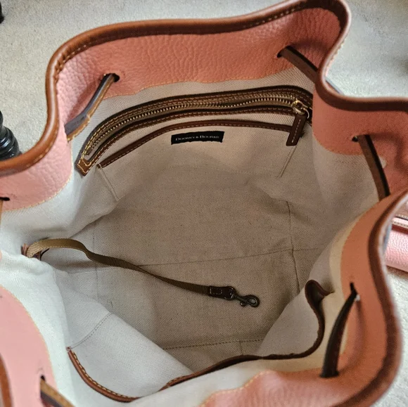 Dooney & Bourke Pink Shoulder Bag with Metallic Accents - Picture 7 of 16